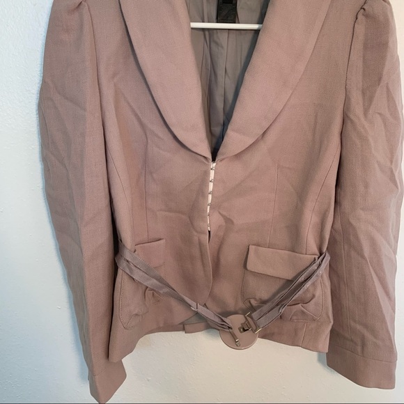 Marc Jacobs Wool Blazer Blush Pink Owl - Picture 4 of 11